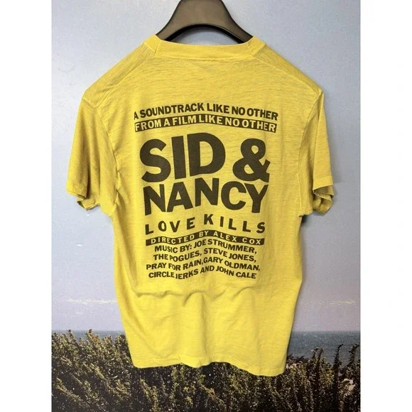 Vintage Sid & Nancy Movie Promo T-Shirt 1986 Size Large Sex Pistols Made In USA